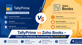 TallyPrime vs Zoho Books – Cloud vs Desktop Accounting for Delhi NCR