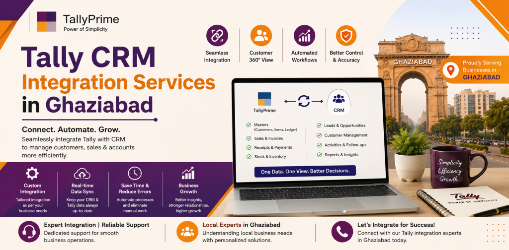 Tally CRM Integration Services in Ghaziabad