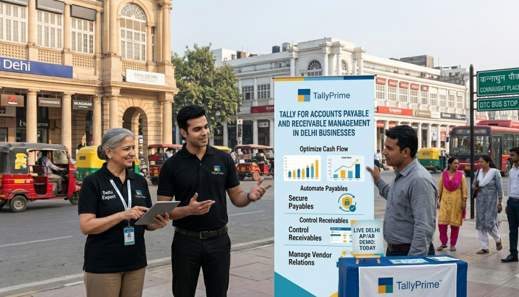 tally for accounts payable and receivable management in delhi businesses