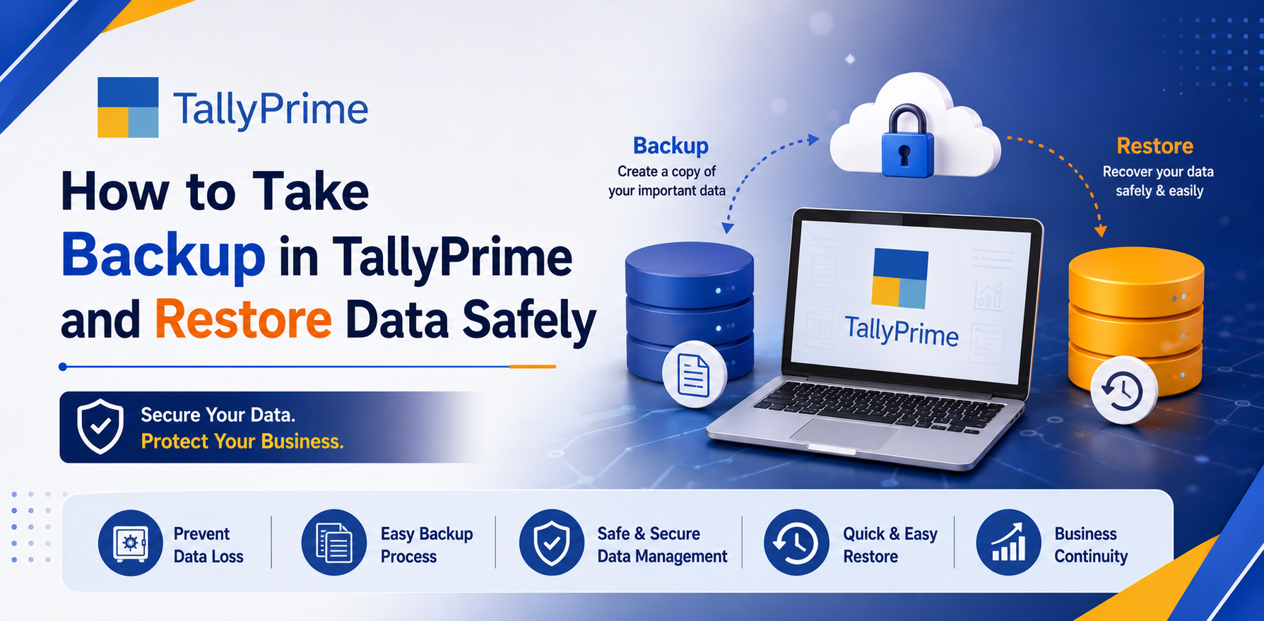How to Take Backup in TallyPrime and Restore Data Safely
