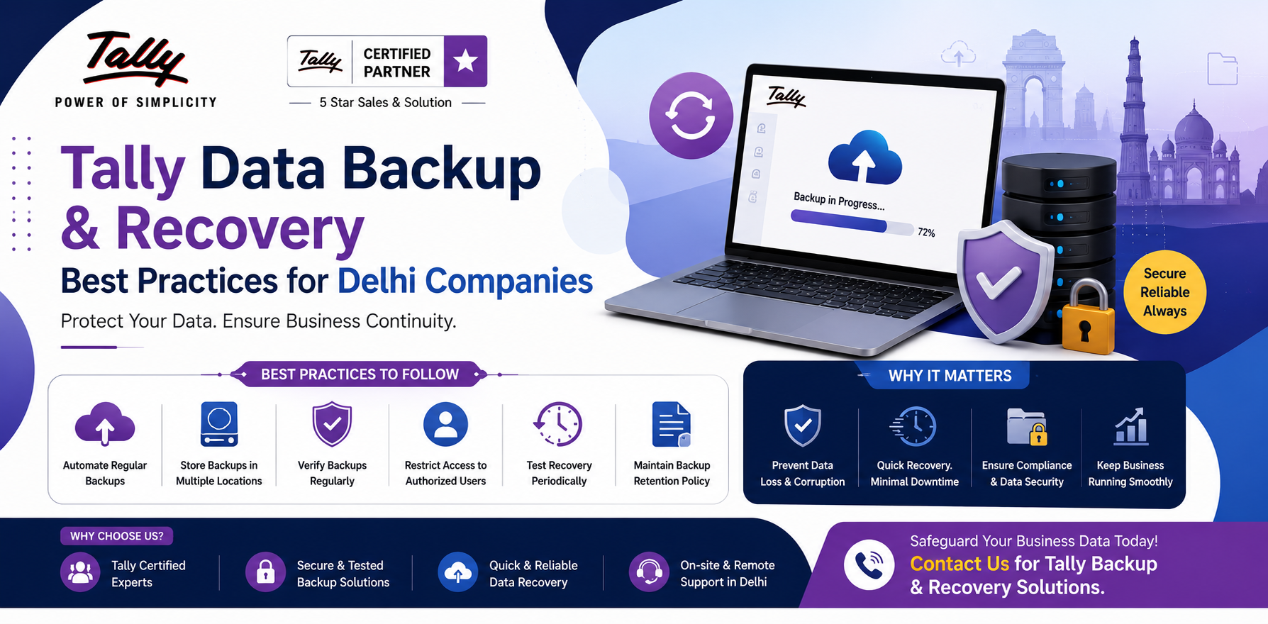 Blogs Tally Data Backup & Recovery Best Practices for Delhi Companies