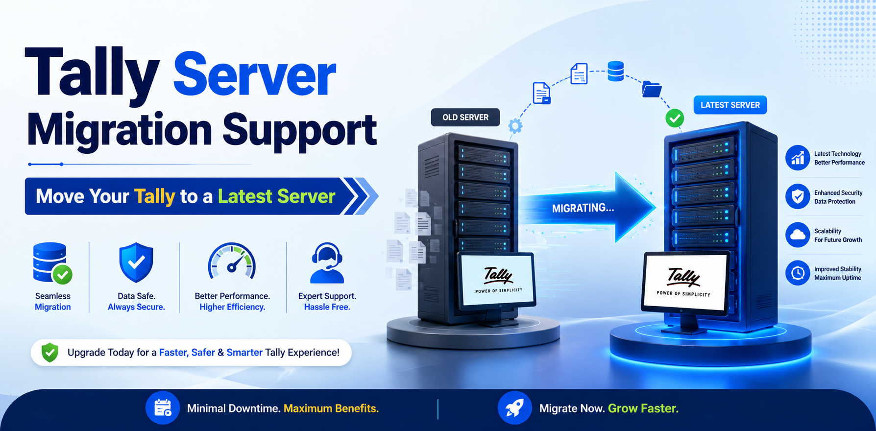 Blogs Tally Server Migration Support – Move Your Tally to a Latest Server
