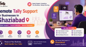 Remote tally support for businesses in Ghaziabad