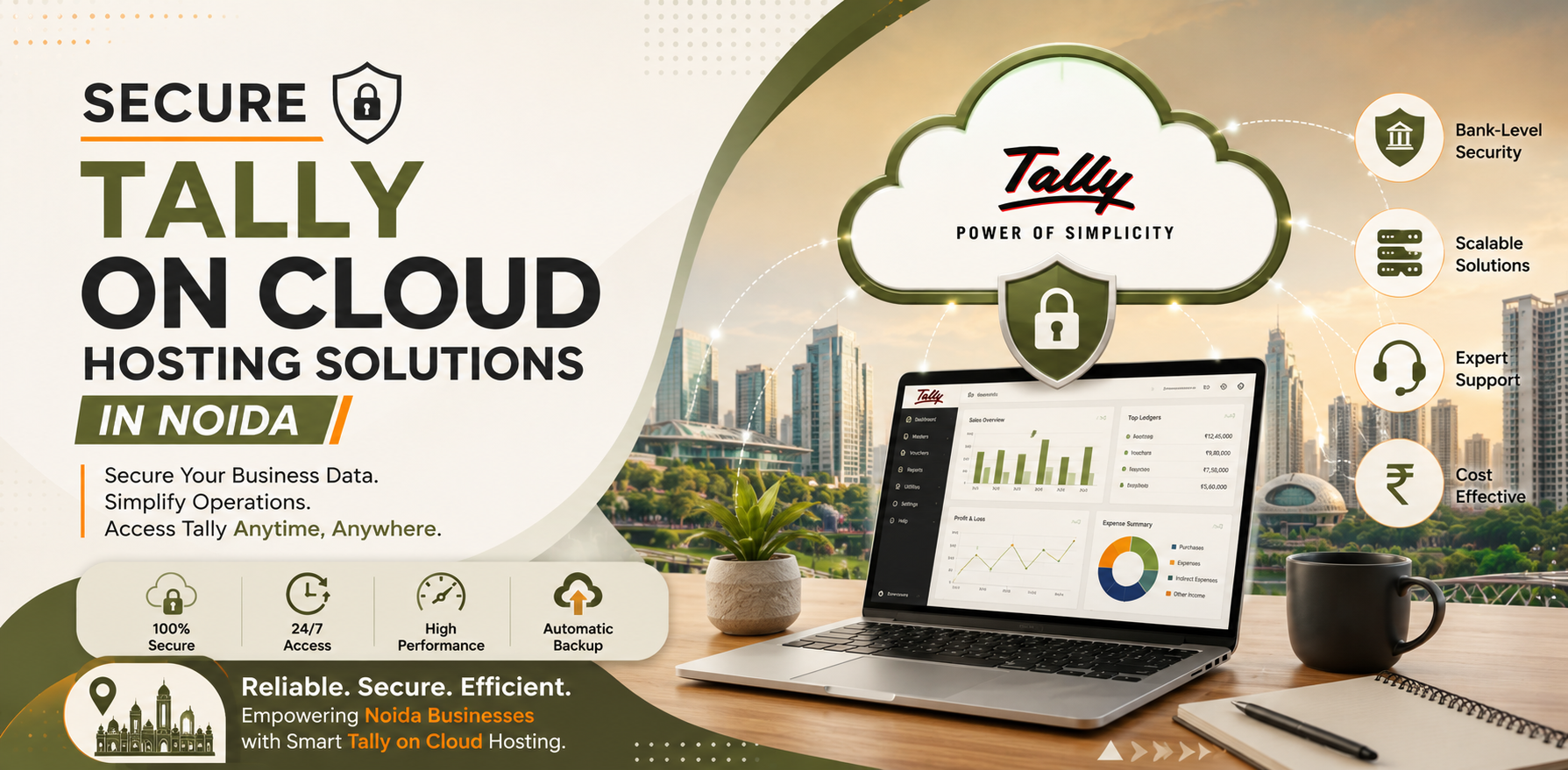 Blogs Secure Tally on Cloud Hosting Solutions in Noida