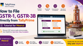 How to File GSTR-1, GSTR-3B Directly from TallyPrime – Tutorial for Meerut