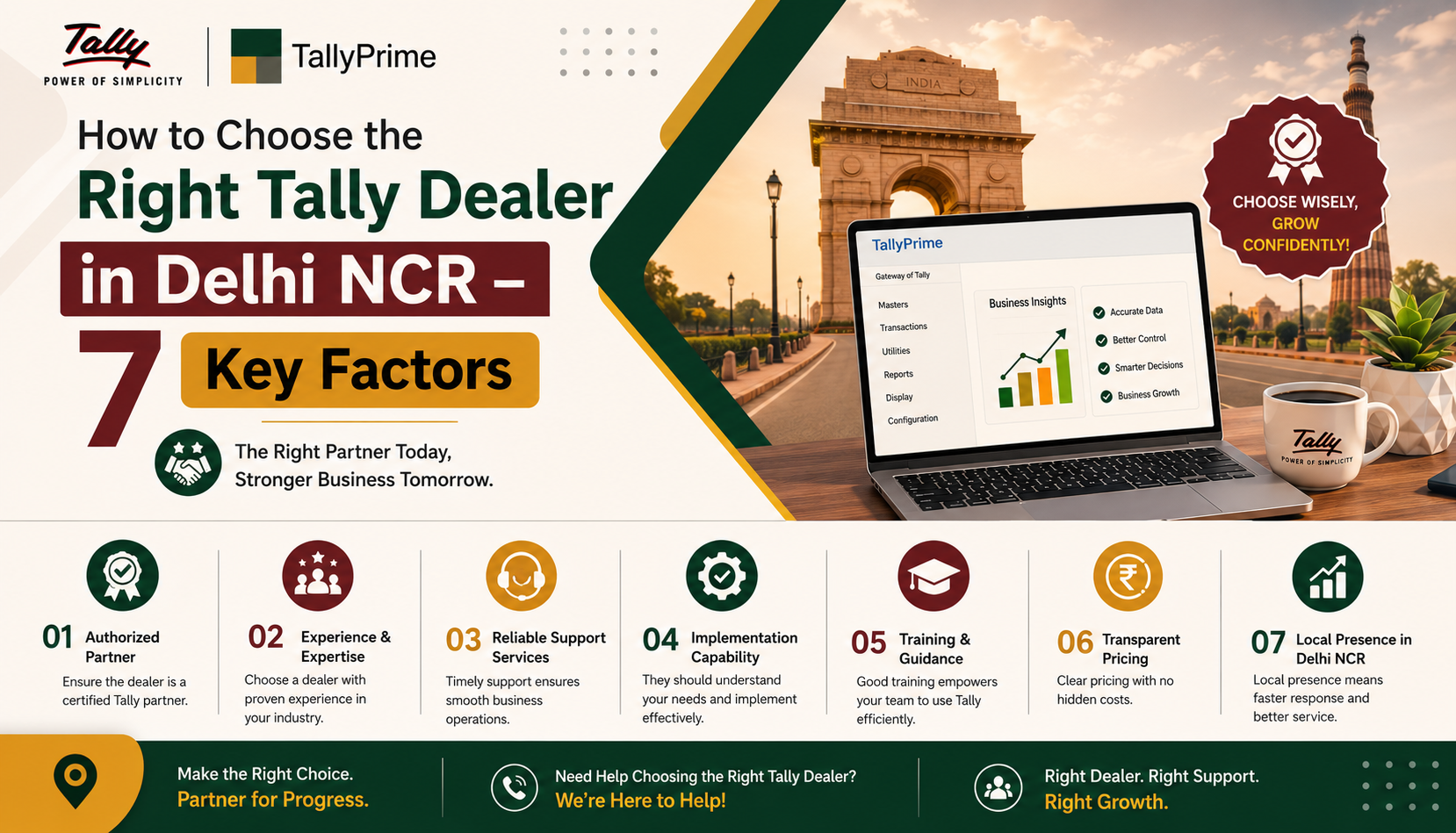 How to Choose the Right Tally Dealer in Delhi NCR – 7 Key Factors