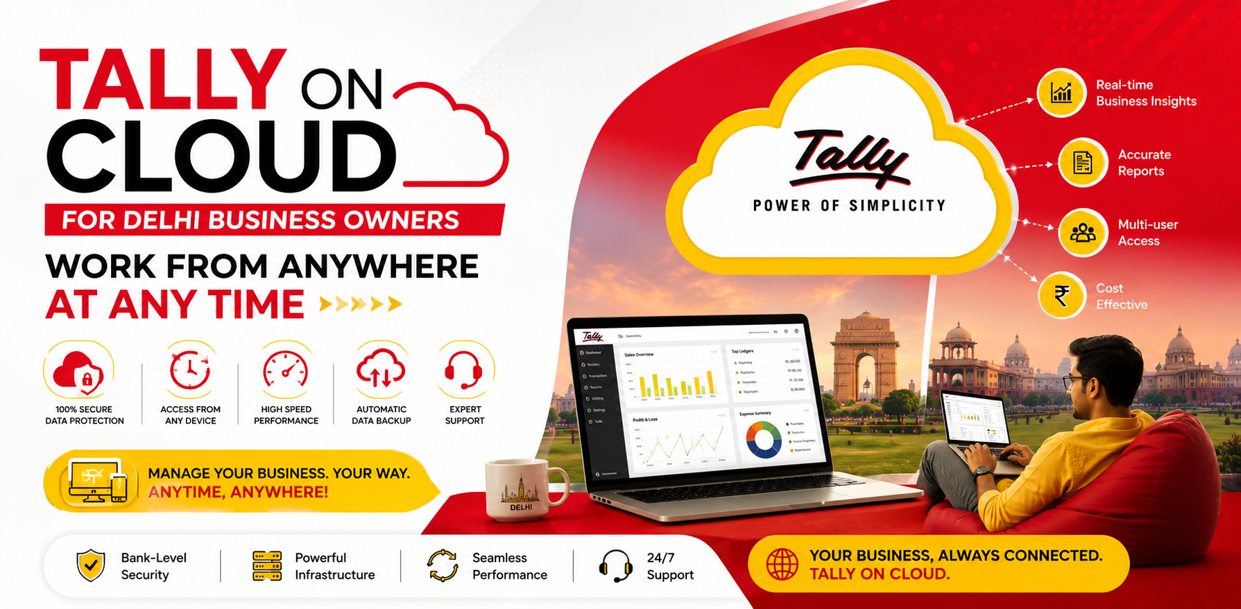 Blogs TALLY ON CLOUD FOR DELHI BUSINESS OWNERS