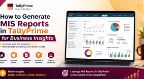 How to Generate MIS Reports in TallyPrime for Business Insights
