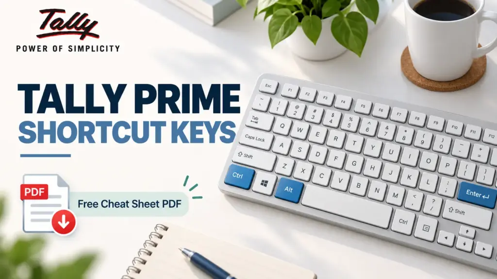 tally prime shortcut keys complete 2026